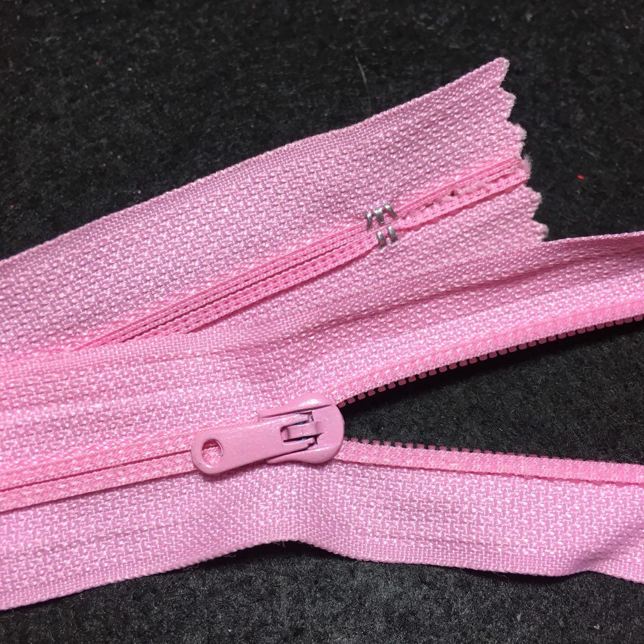 Zipper half-hidden one-piece